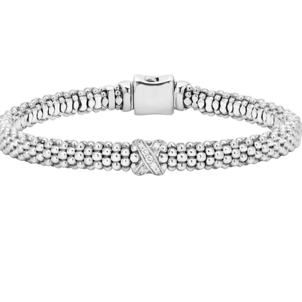 Lagos Caviar Diamond Bracelet